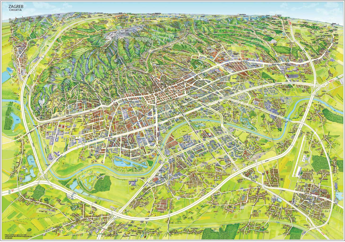 Zagreb panorama 2023